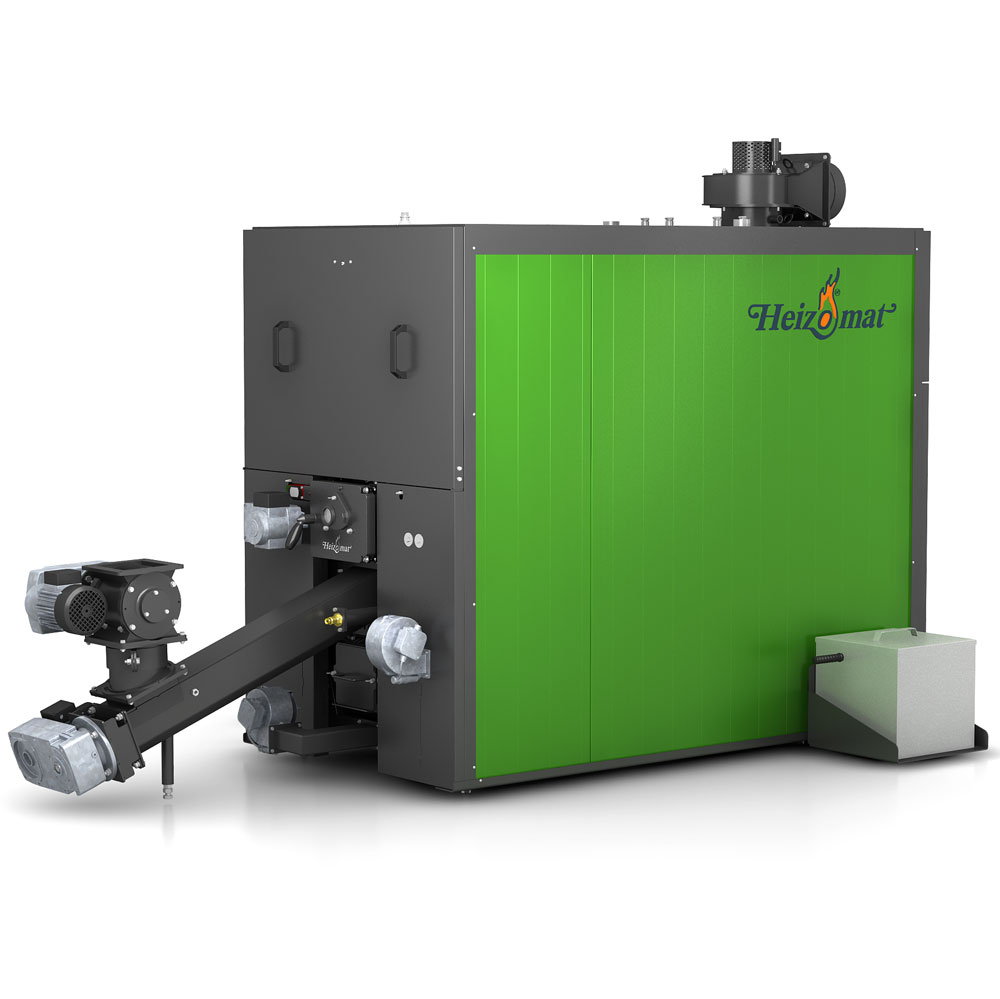 100 kW Biomasseheizung für Hackschnitzel