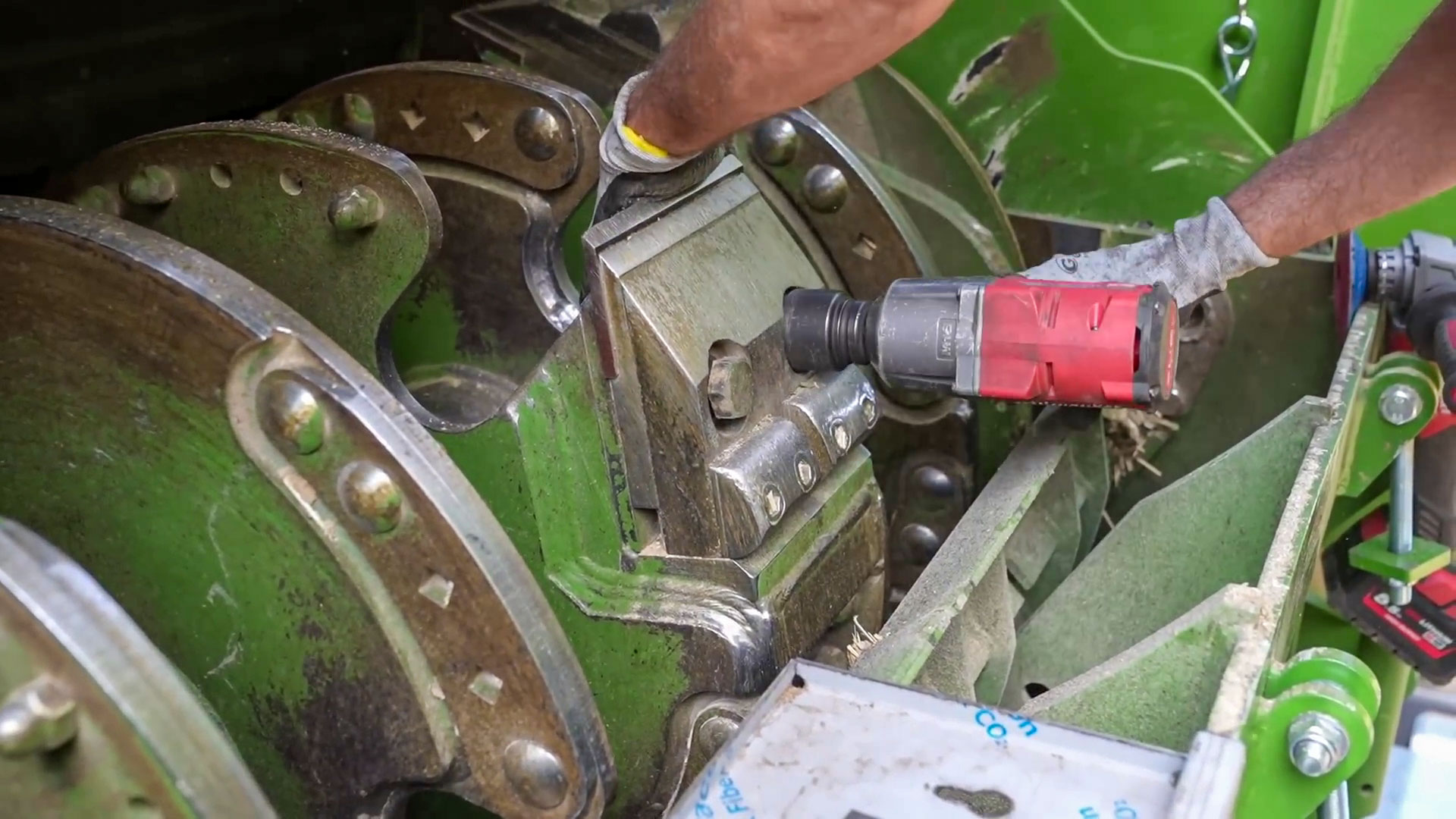 Schnellwechselklingeln für kranbeschickte Variante des Heizohack