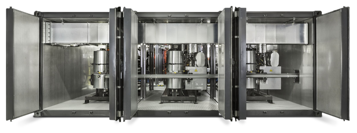 holz-kraft-energyblock-containerlösung Holzvergaser in einer Containerlösung für den schnellen Einsatz