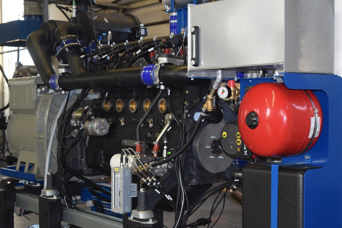 stromerzeugung-holzvergaser-industrie Holzvergaser zur Wärmeversorgung in einem Industriebetrie