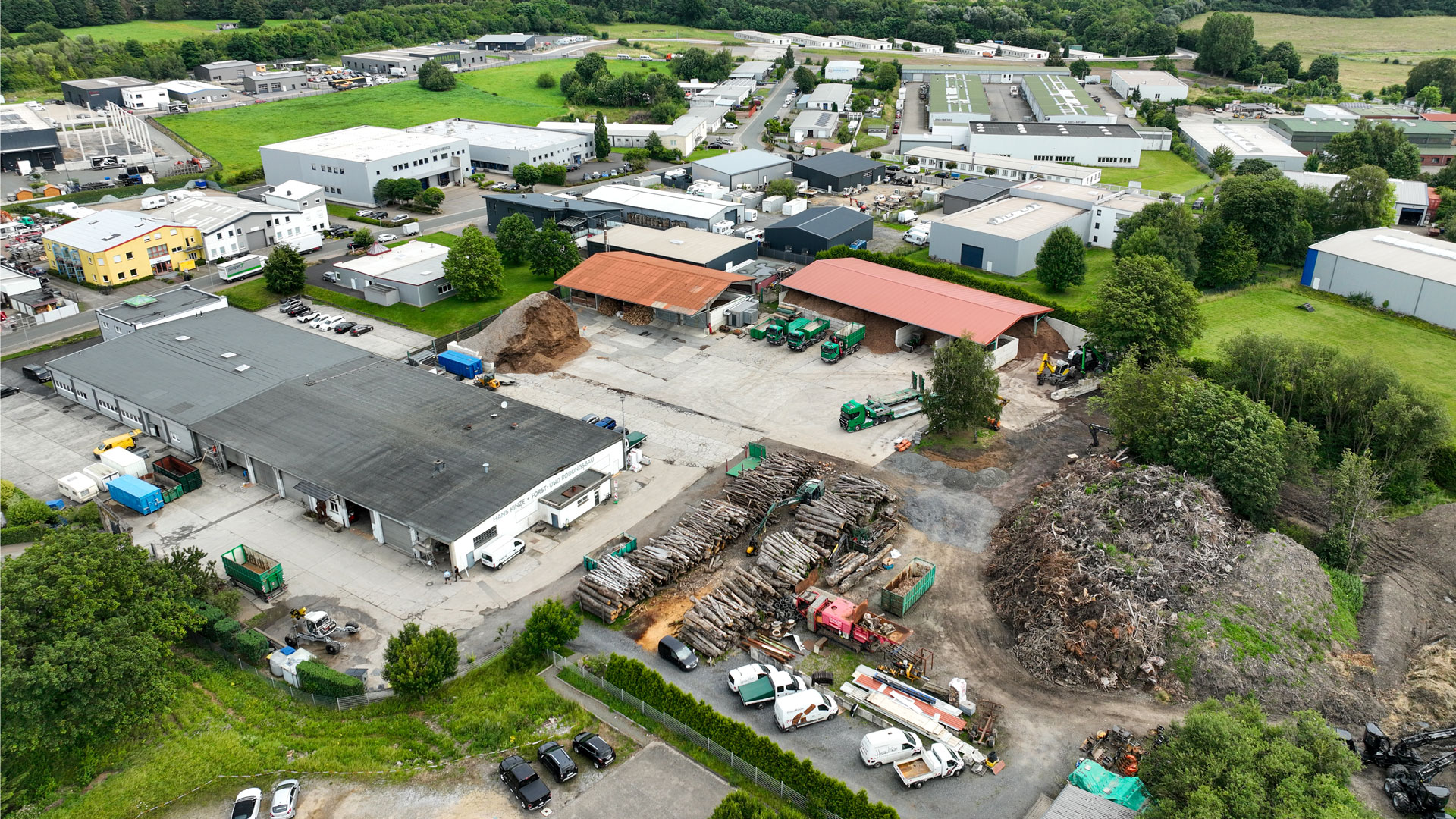 default Luftaufnahme der Firma Hans Kinze GmbH