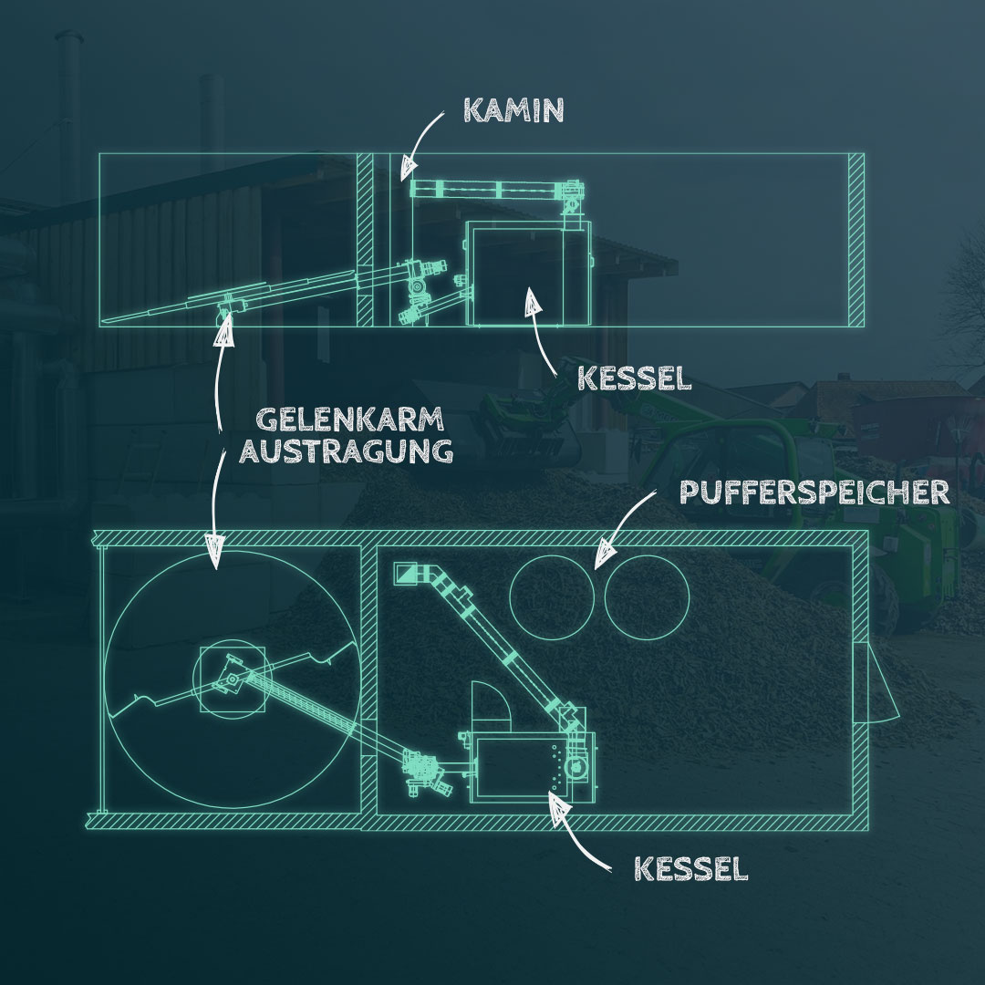 Technische Planung einer Biomasseheizung