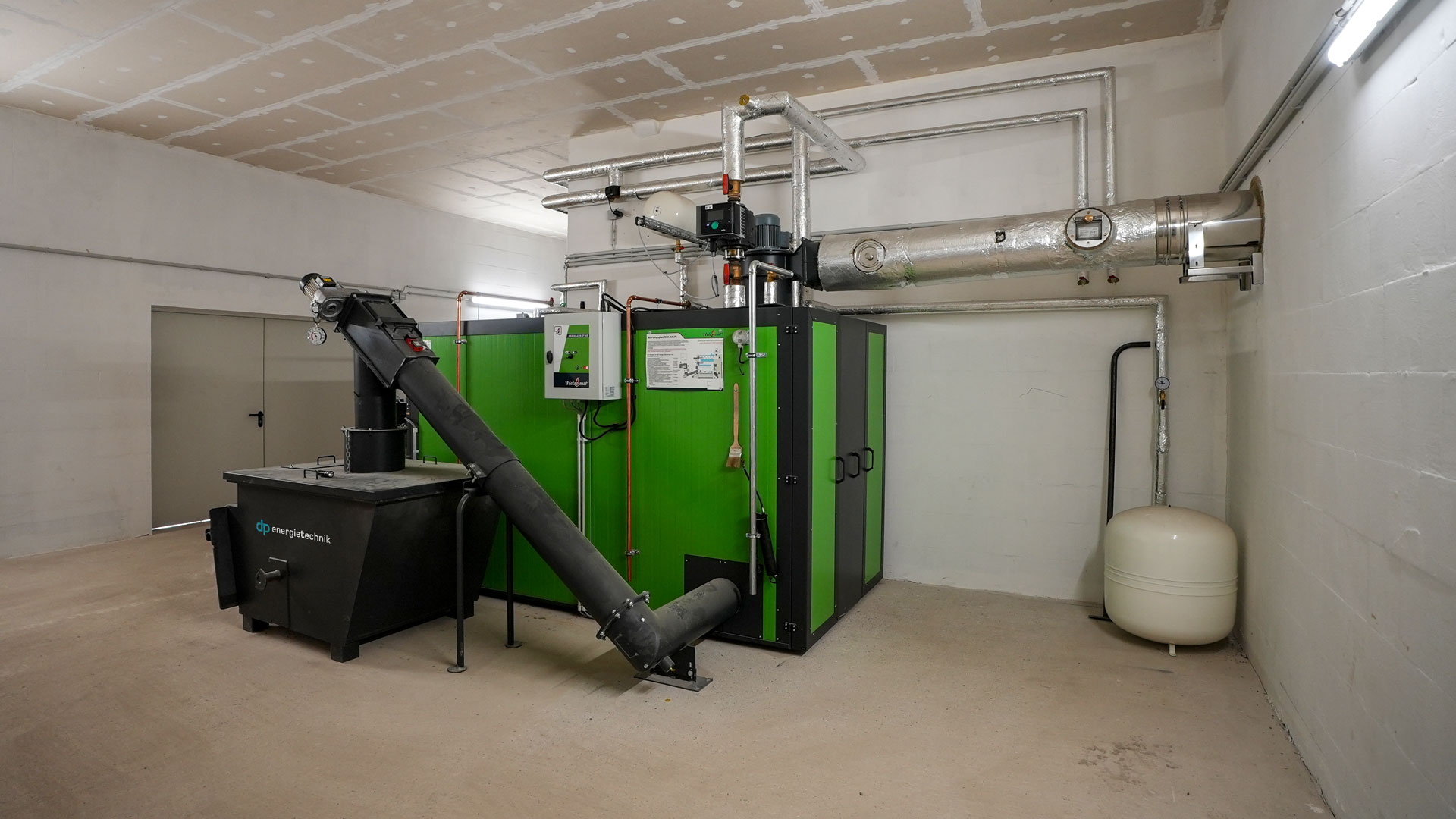 Biomasseheizung RHK-AK von Heizomat in einer Heizzentrale