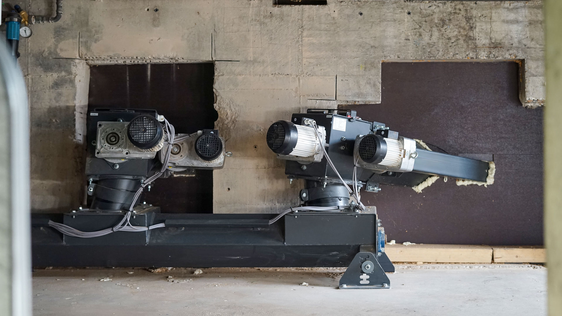 Doppelte Austragung für Hackschnitzelbunker