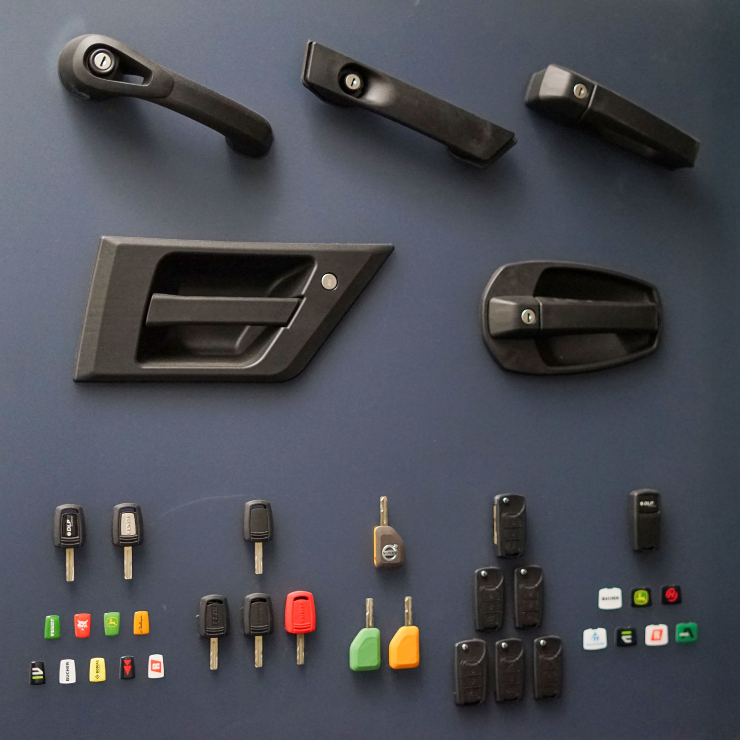 laporte-kunststoff-zinkdruckguss Türgriffe und Schlüssel der Firma La Porte