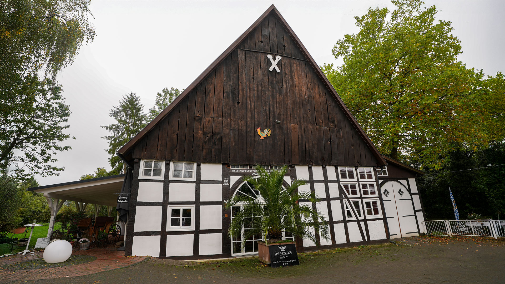 Fachwerkscheune der Gutshof-Brennerei Begemann