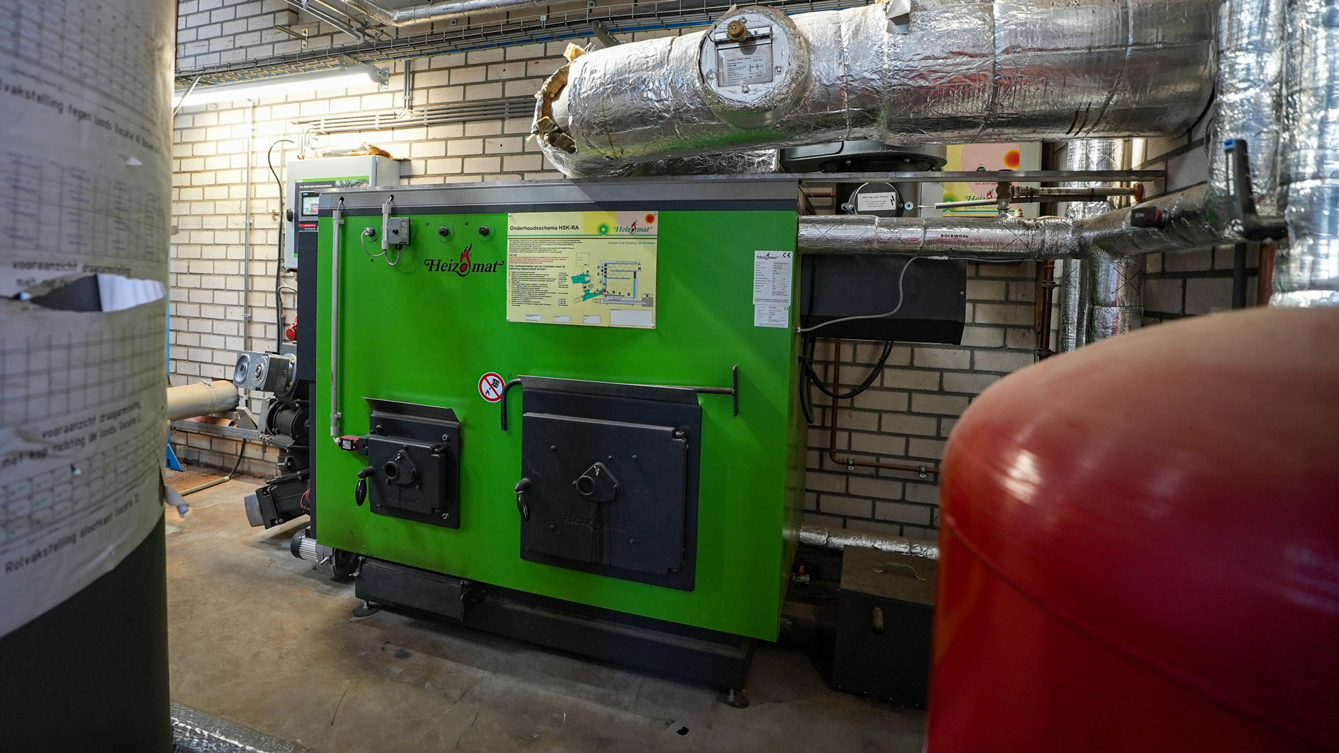 100kw-holzheizung-tischlerei 100 kW Späneheizung für Tischlerei